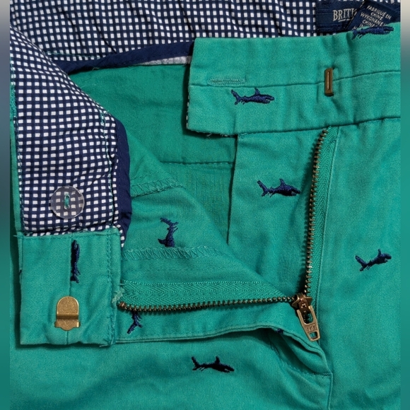 British Khaki Green Bermudas Lightweight Cotton - Picture 6 of 7